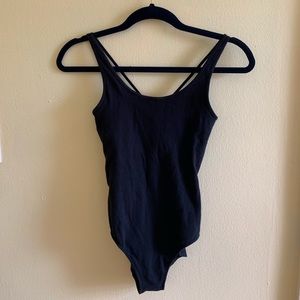 Aerie Black Bodysuit